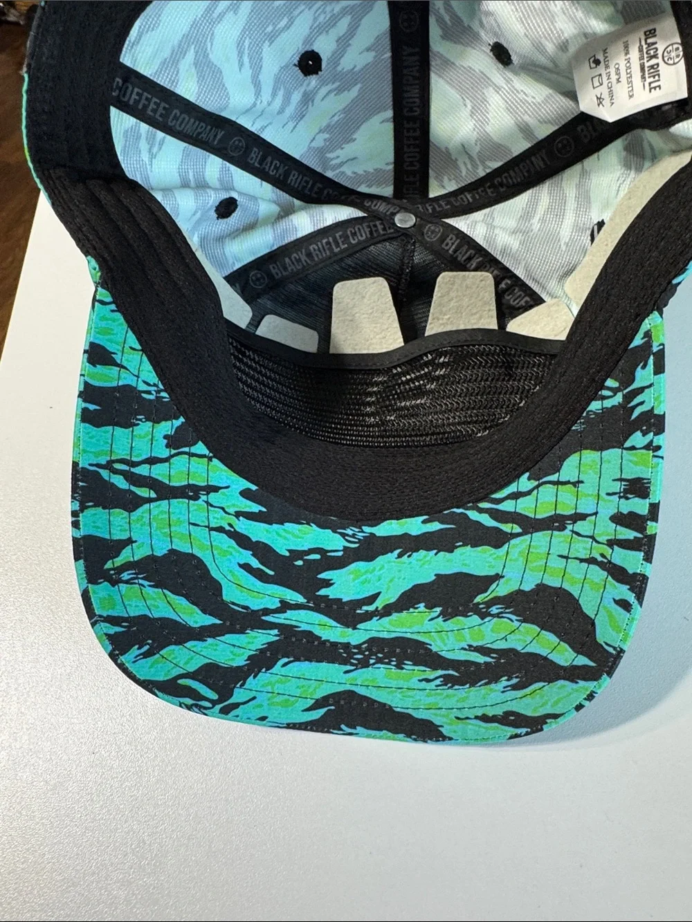 Black Rifle Coffee Company Men's Green & Black Patterned Cap